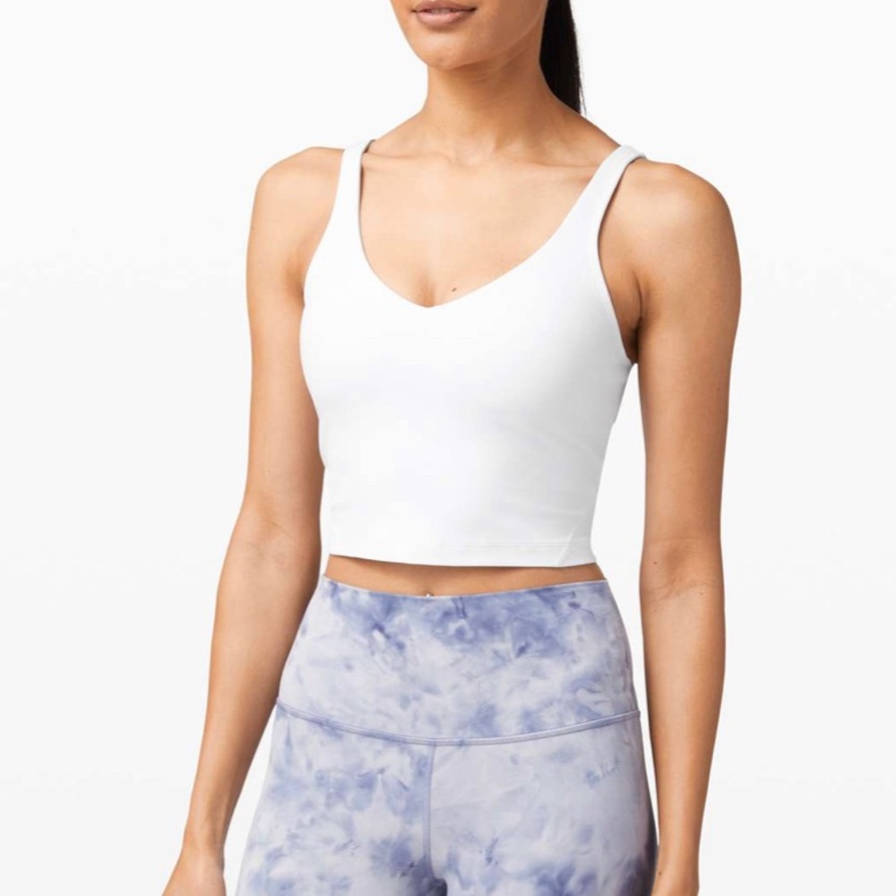 Lululemon Align Crop Tank White